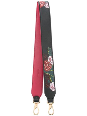 Demanumea Floral Print Bag Strap - Black