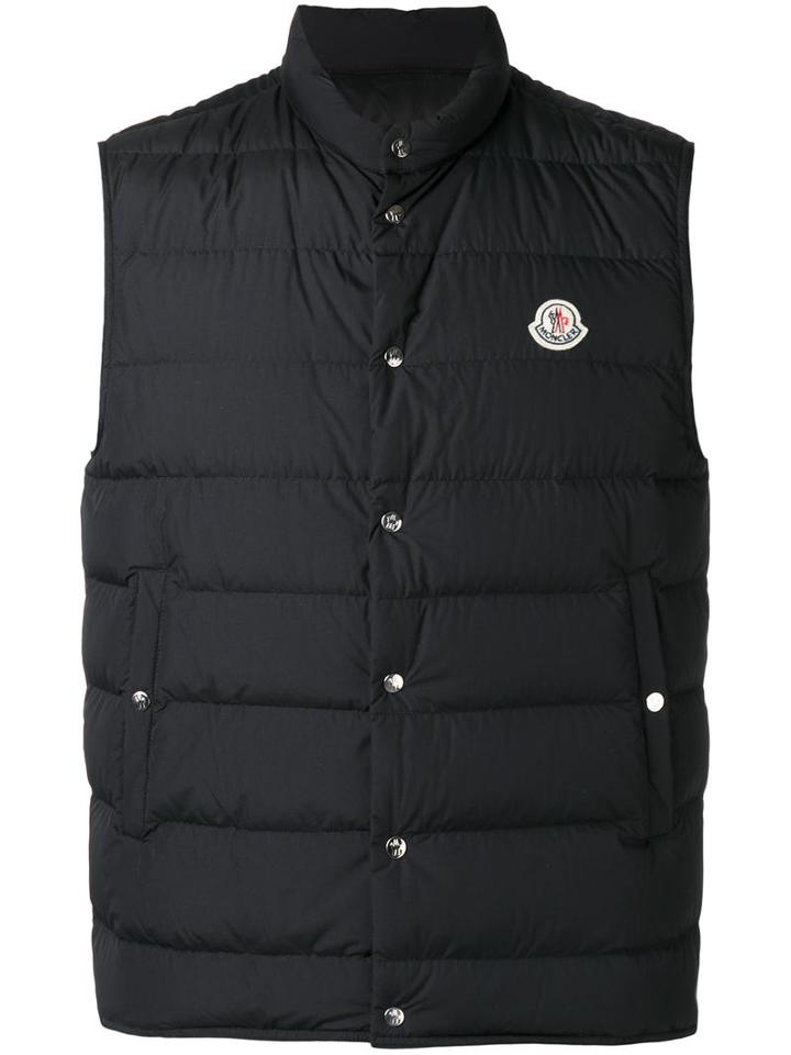Moncler Febe Padded Gilet, Men's, Size: 4, Black, Duck Feathers/polyamide