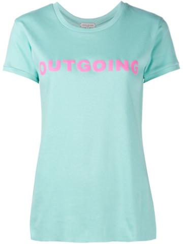 Natasha Zinko Outgoing Print T-shirt, Women's, Size: Xs, Green, Viscose