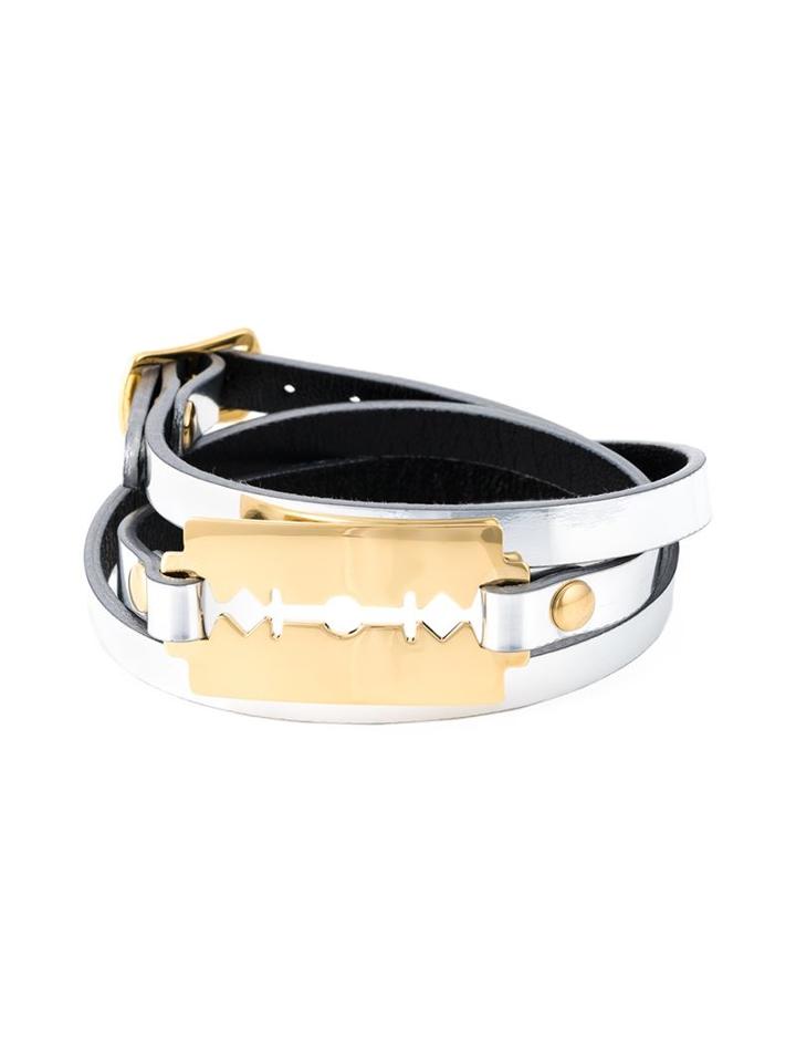 Mcq Alexander Mcqueen Razor Triple Wrap Bracelet