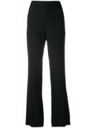 Chloé Fitted Flared Trousers - Black