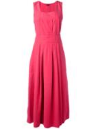 Joseph - Flared Dress - Women - Polyamide/polyester - 38, Women's, Pink/purple, Polyamide/polyester