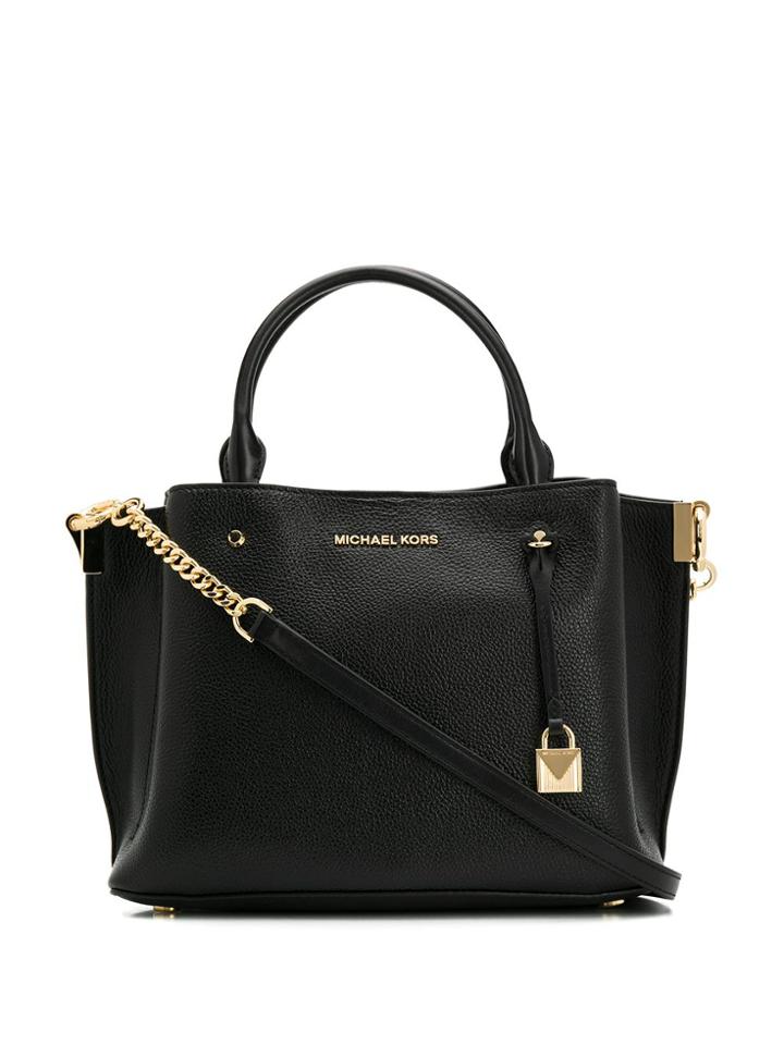 Michael Michael Kors Arielle Leather Tote - Black