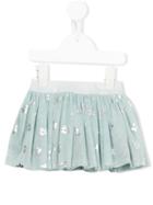 Stella Mccartney Kids - Floral Print Tutu - Kids - Cotton - 18 Mth, Blue