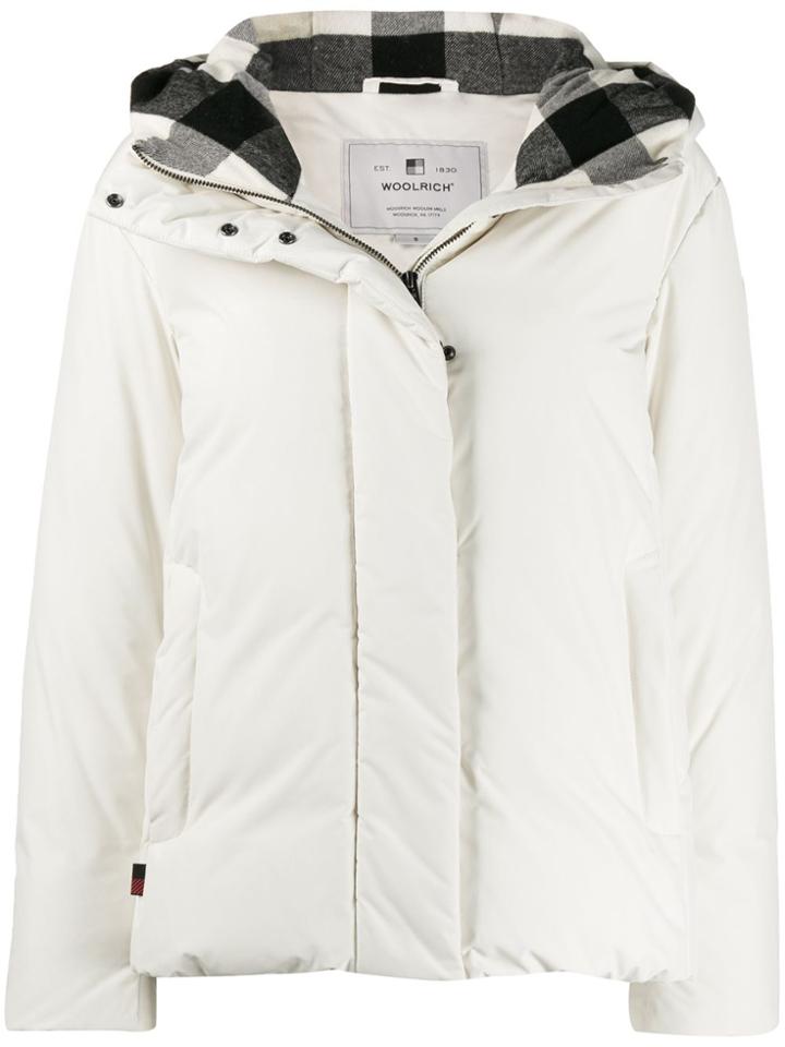 Woolrich Hooded Padded Jacket - White