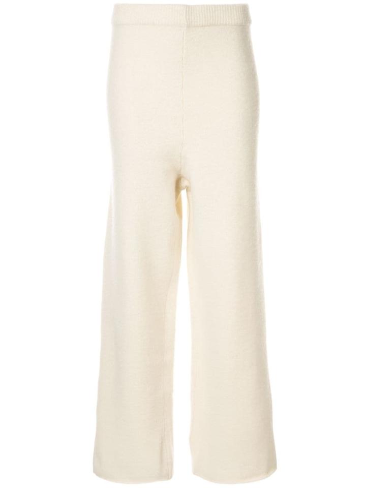 G.v.g.v. Ribbed Waist Trousers - White