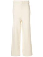 G.v.g.v. Ribbed Waist Trousers - White