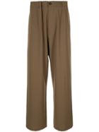 Maison Margiela Oversized Tailored Trousers - Brown