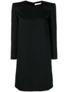 Givenchy Round Neck Shift Dress - Black