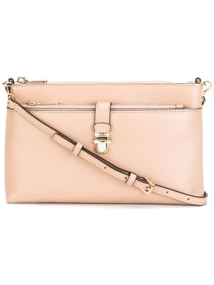 Michael Michael Kors Zipped Shoulder Bag, Women's, Nude/neutrals