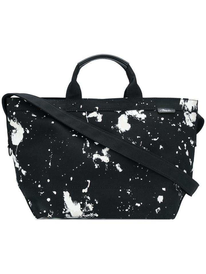 3.1 Phillip Lim Paint-print Oversized Tote - Black