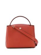 Valextra Brera Medium Tote Bag - Brown