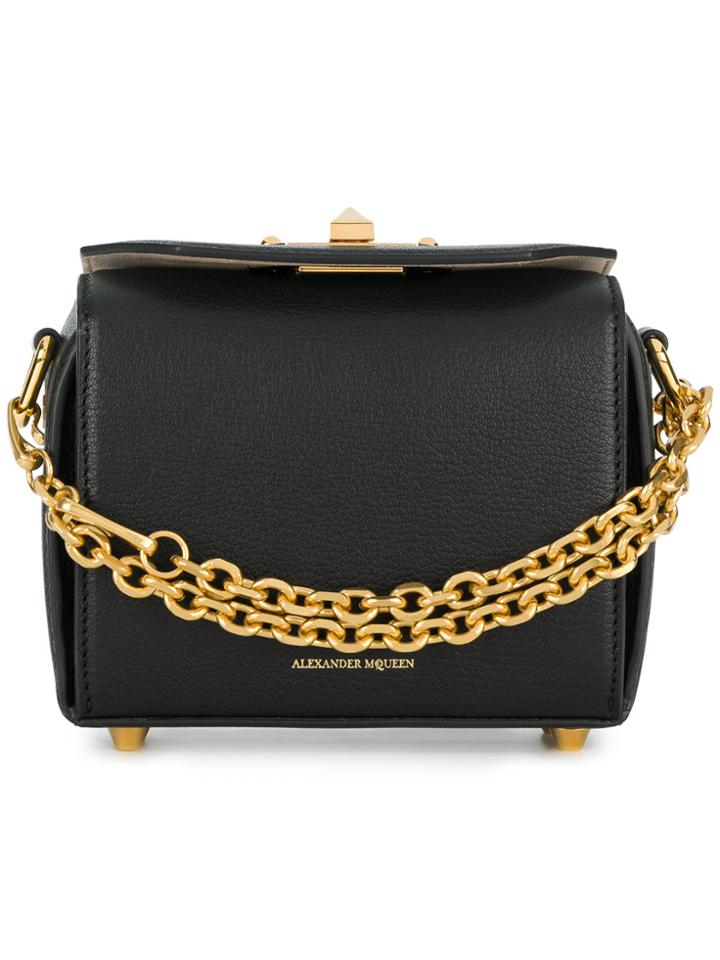 Alexander Mcqueen Box Shoulder Bag - Black
