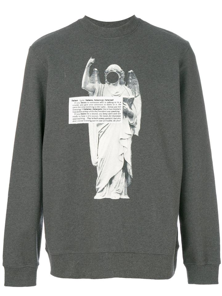 Cy Choi Angel Printed Sweatshirt - Grey