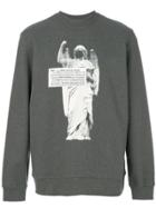 Cy Choi Angel Printed Sweatshirt - Grey