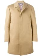 Thom Browne Bal Collar Mackintosh Overcoat - Neutrals