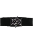 Liu Jo Embellished Buckle Belt - Black