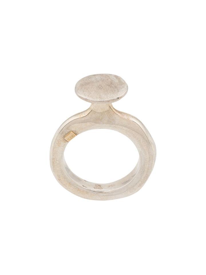 Rosa Maria Plate Ring - Silver