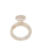 Rosa Maria Plate Ring - Silver