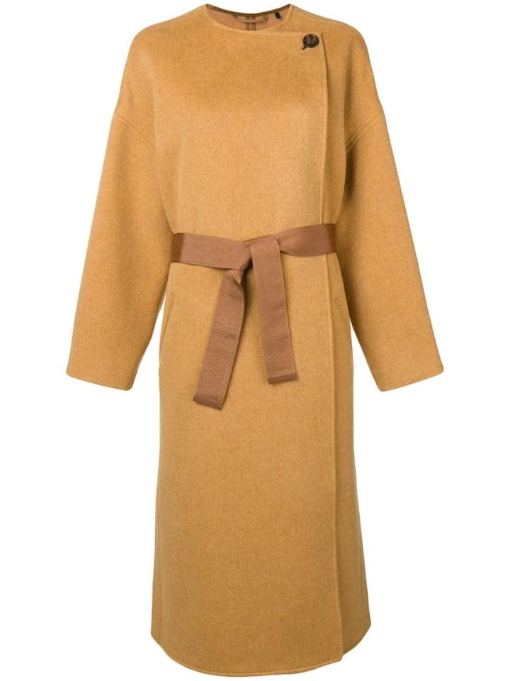 Isabel Marant Belted Waist Coat - Yellow