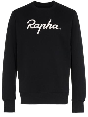 Rapha Logo Embroidered Sweatshirt - Black
