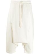 Alchemy Dropped Crotch Shorts - White