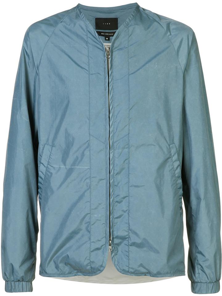 Iise Zipped Lightweight Jacket, Men's, Size: Large, Blue, Nylon/polyester