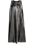 Mm6 Maison Margiela Pleated Dress - Black