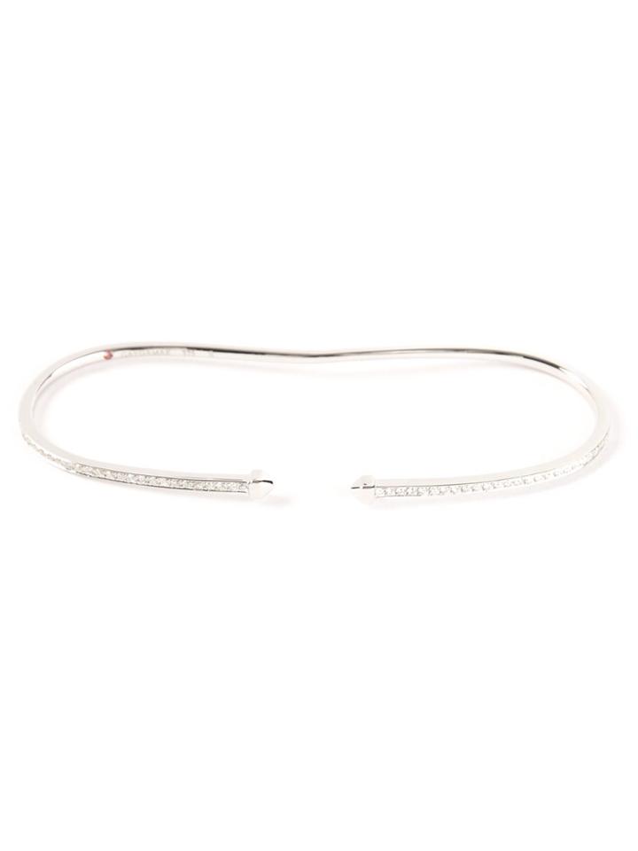 Gaydamak Diamond Hand Bracelet - Metallic