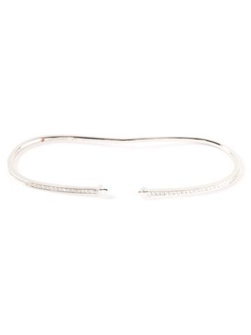 Gaydamak Diamond Hand Bracelet - Metallic