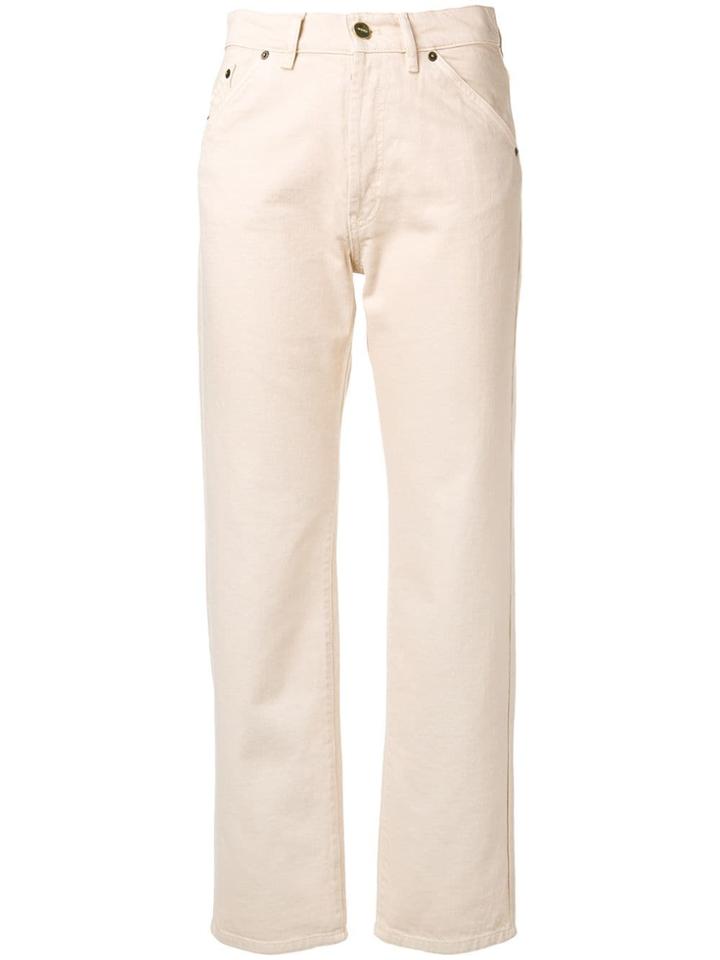 Jacquemus Cropped Denim - Neutrals
