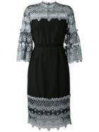 Erdem - 'kiya' Dress - Women - Silk/polyester - 12, Blue, Silk/polyester