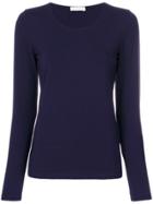 Le Tricot Perugia Crew Neck Jumper - Blue