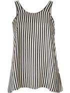 Forte Forte Striped Top, Women's, Size: 2, Black, Viscose