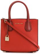 Michael Michael Kors Pebbled Accordion Crossbody - Orange