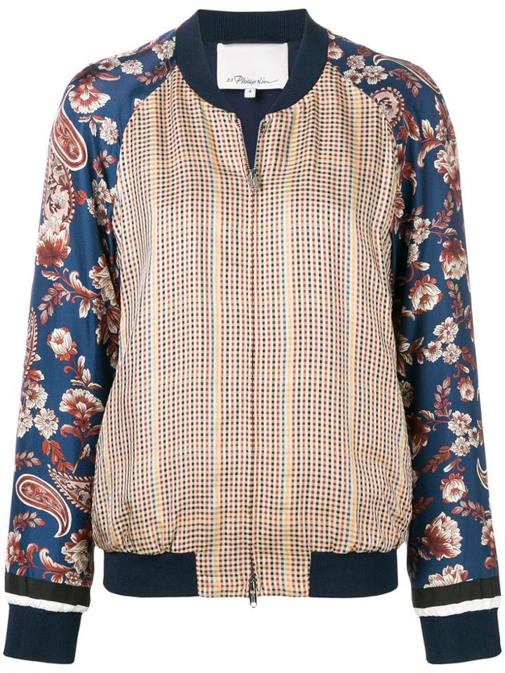 3.1 Phillip Lim Multi-print Bomber Jacket - Neutrals