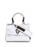Ermanno Scervino Fringed Foldover Tote Bag - White