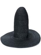 A.w.a.k.e. Tall Straw Hat - Black