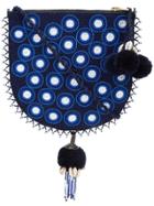 Figue Luna Polka Dot Cross Body Bag - Blue
