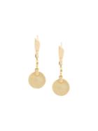 Isabel Marant Hanging Circle Pendant Earrings, Women's, Metallic