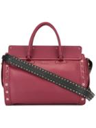 Furla 'valentina' Tote Bag, Men's, Red, Calf Leather