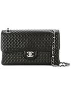 Chanel Vintage Micro Quilt Shoulder Bag - Black