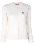 Maison Kitsuné Slim-fit Cardigan - White