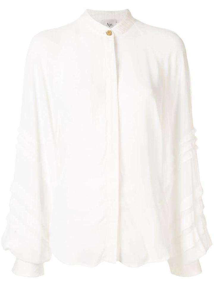 Aje Loose-fit Acacia Blouse - White