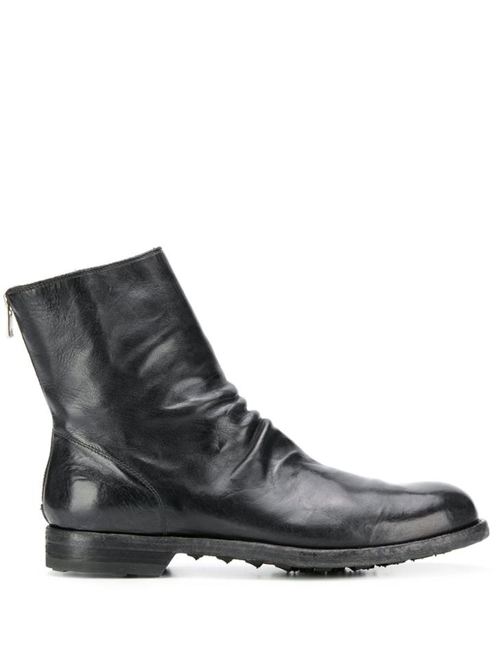Officine Creative Biker Boots - Black