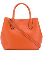 Polo Ralph Lauren Logo Embossed Tote Bag - Orange