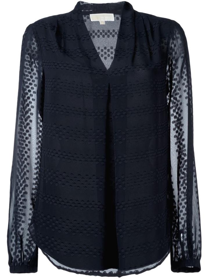 Michael Michael Kors Layered Sheer Blouse