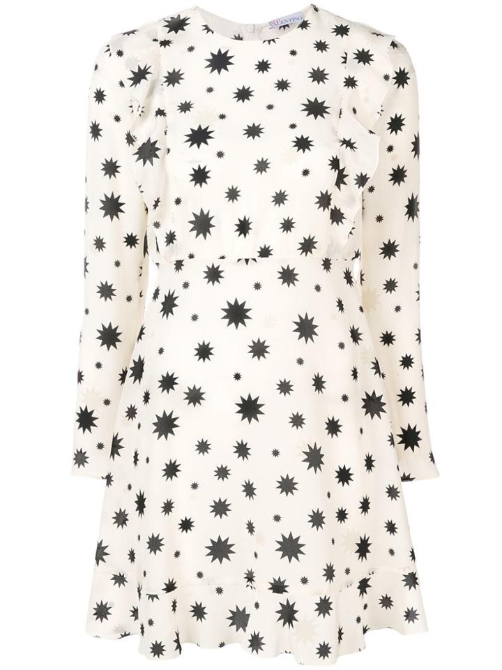 Red Valentino Printed Mini Dress - Neutrals