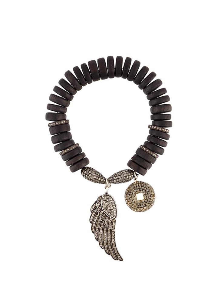 Carole Shashona 'serenity Soul Wing' Diamond Bracelet, Women's, Black