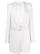 Philosophy Di Lorenzo Serafini Belted Tuxedo Jacket - White